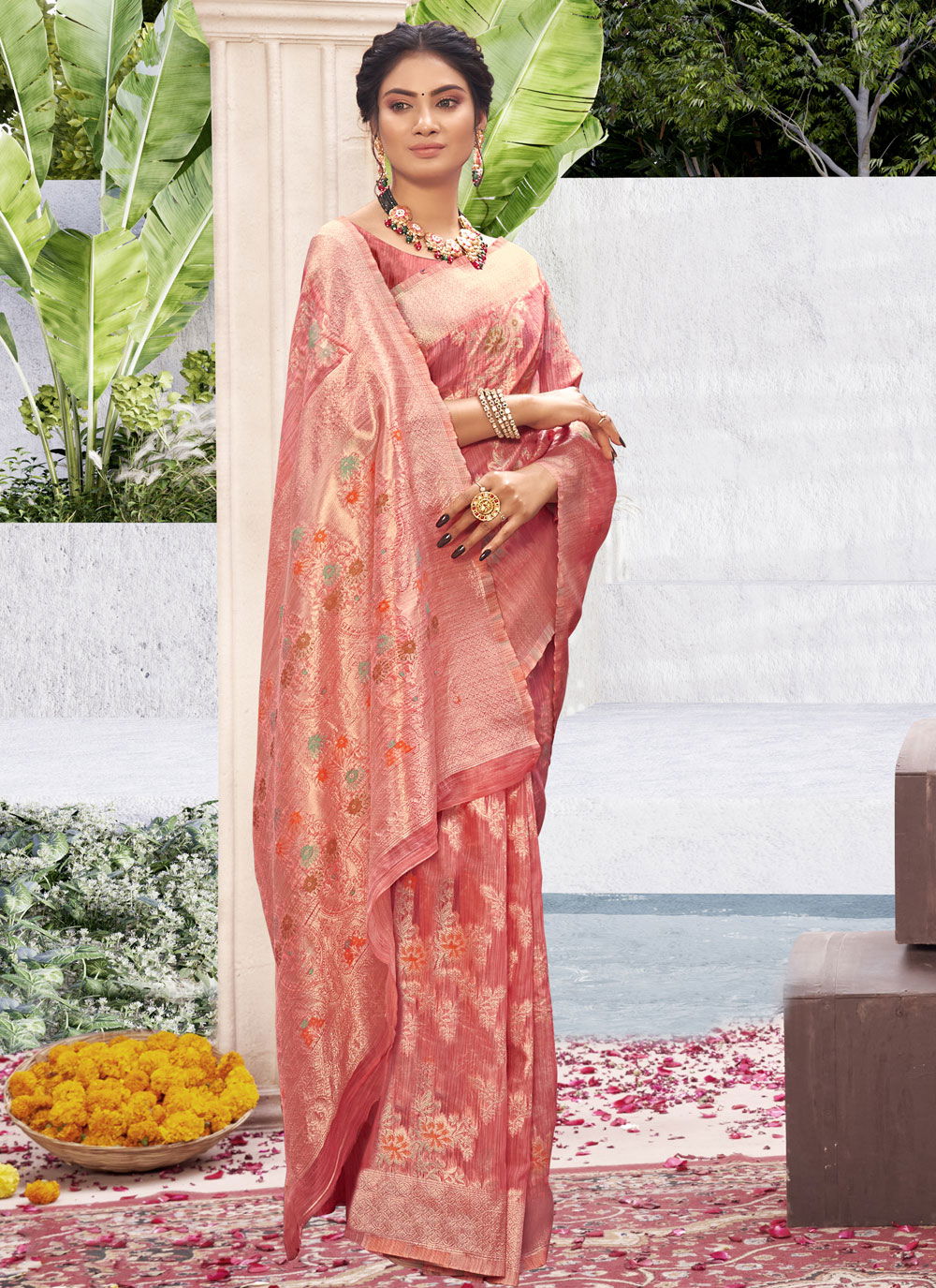 Sangam Nandita Festive Wear Wholesale Designer Saree Catalog
